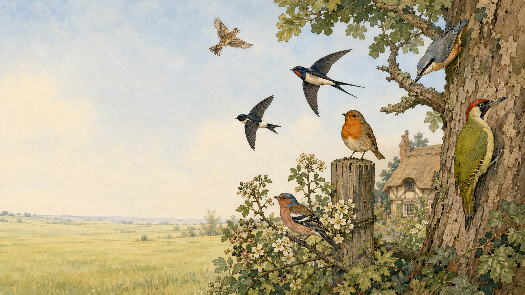 Birds of the Air by Arabella Buckley, a Kindred Thicket Enhanced Edition