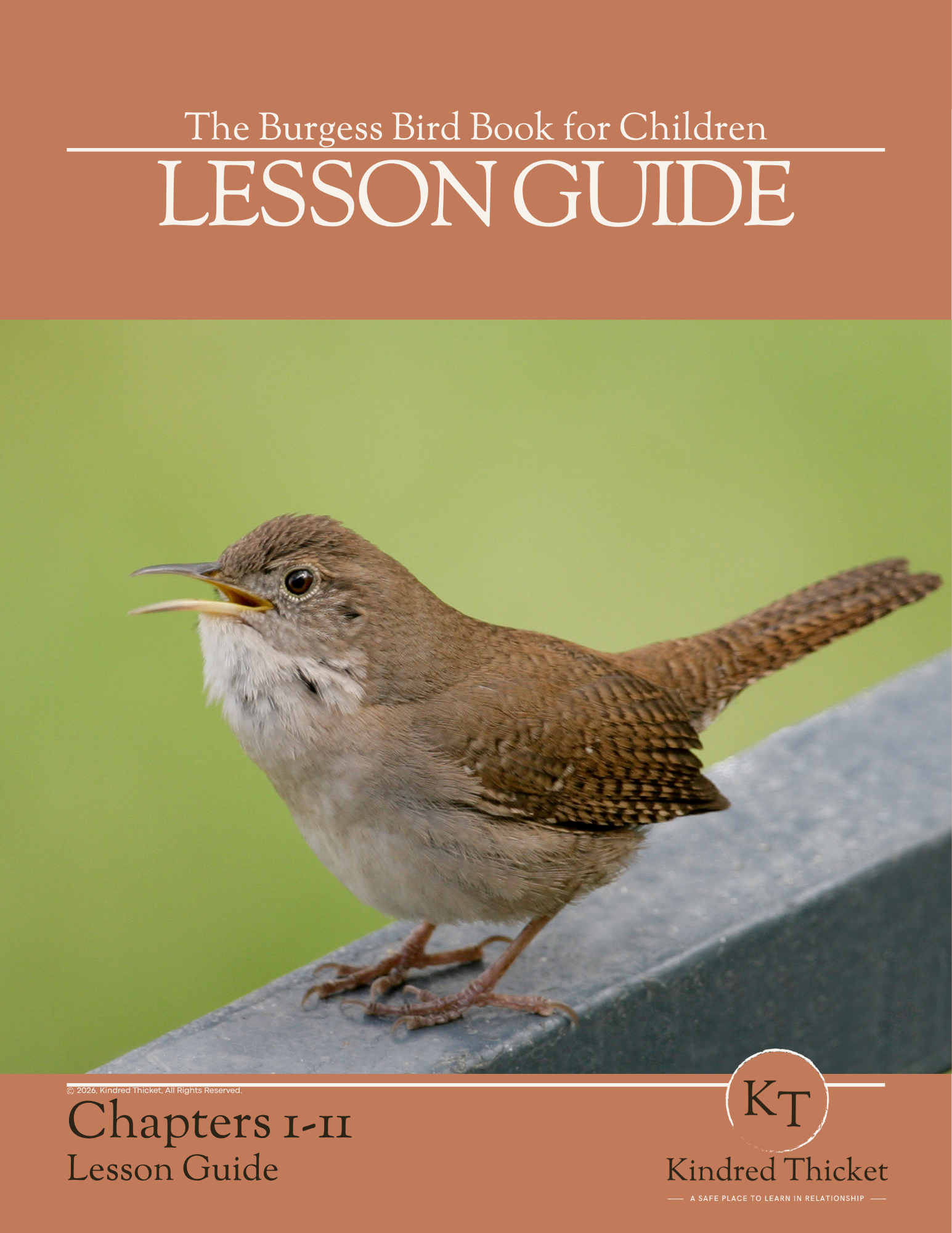 The Burgess Bird Book for Children Chapters 1-11 Lesson Guide cover