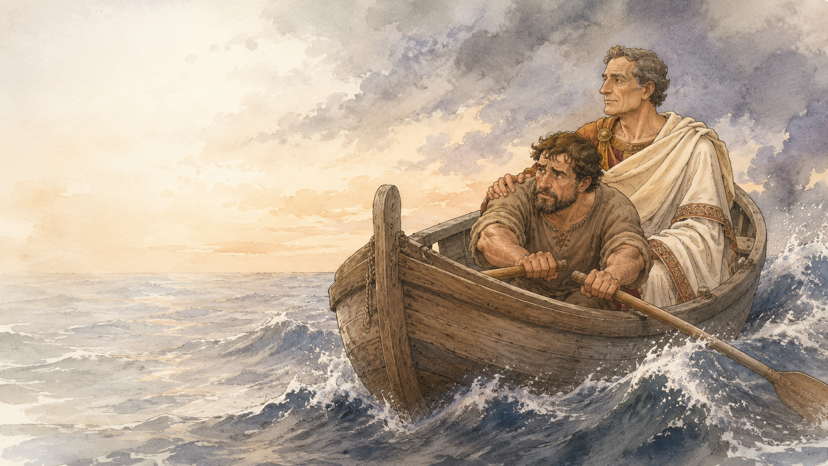 Illustration for Fifty Famous Stories Retold Chapter 29, Julius Caesar