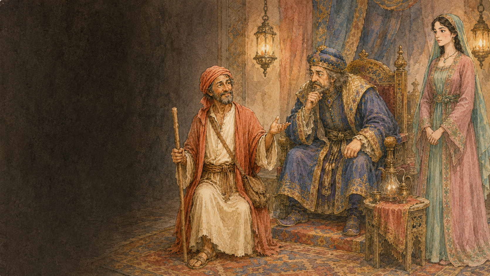 Illustration for Fifty Famous Stories Retold Chapter 42, The Endless Tale