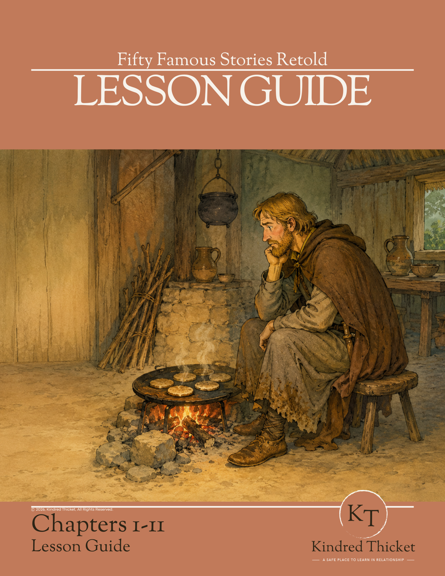 Fifty Famous Stories Retold Chapters 1-11 Lesson Guide cover