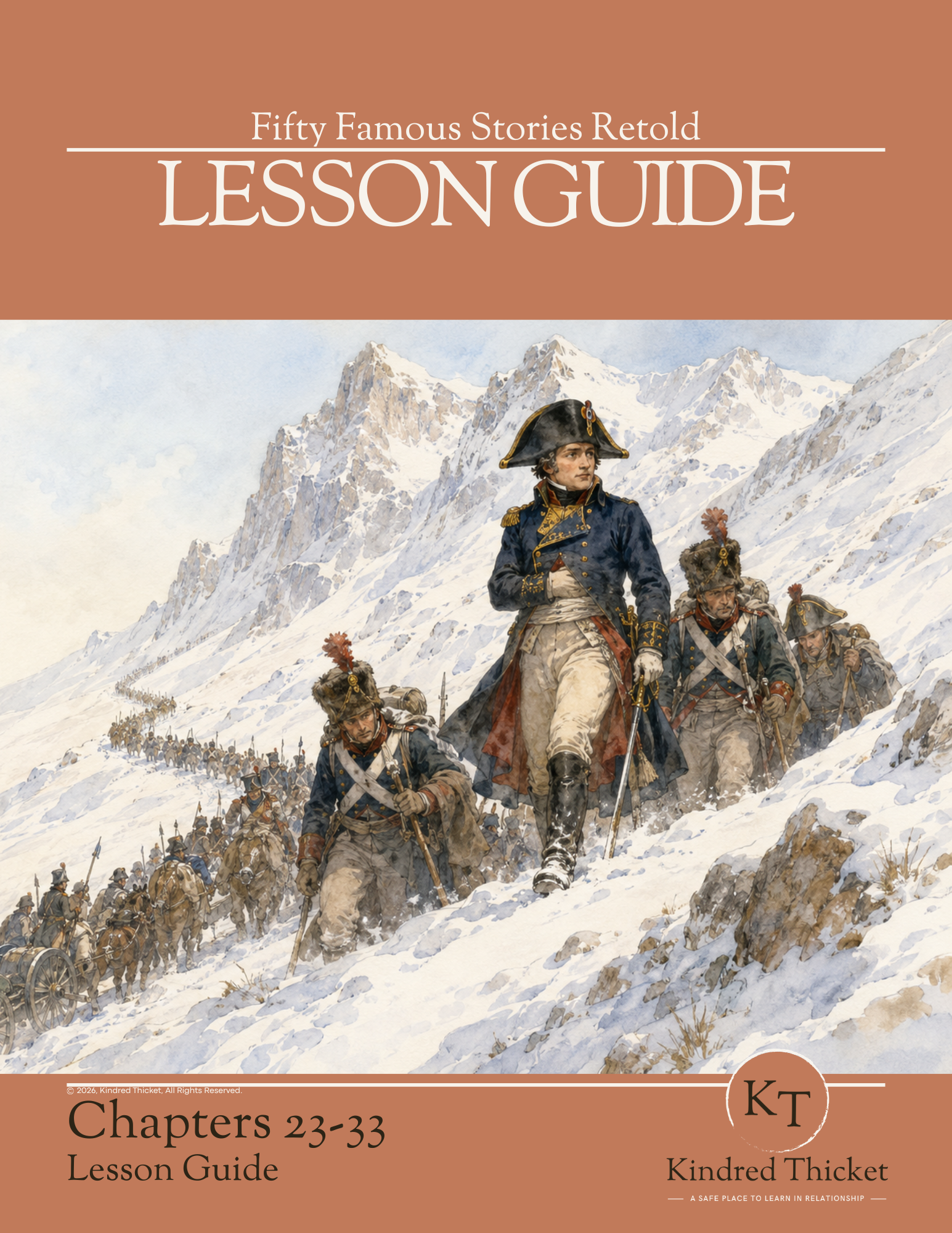 Fifty Famous Stories Retold Chapters 23-33 Lesson Guide cover