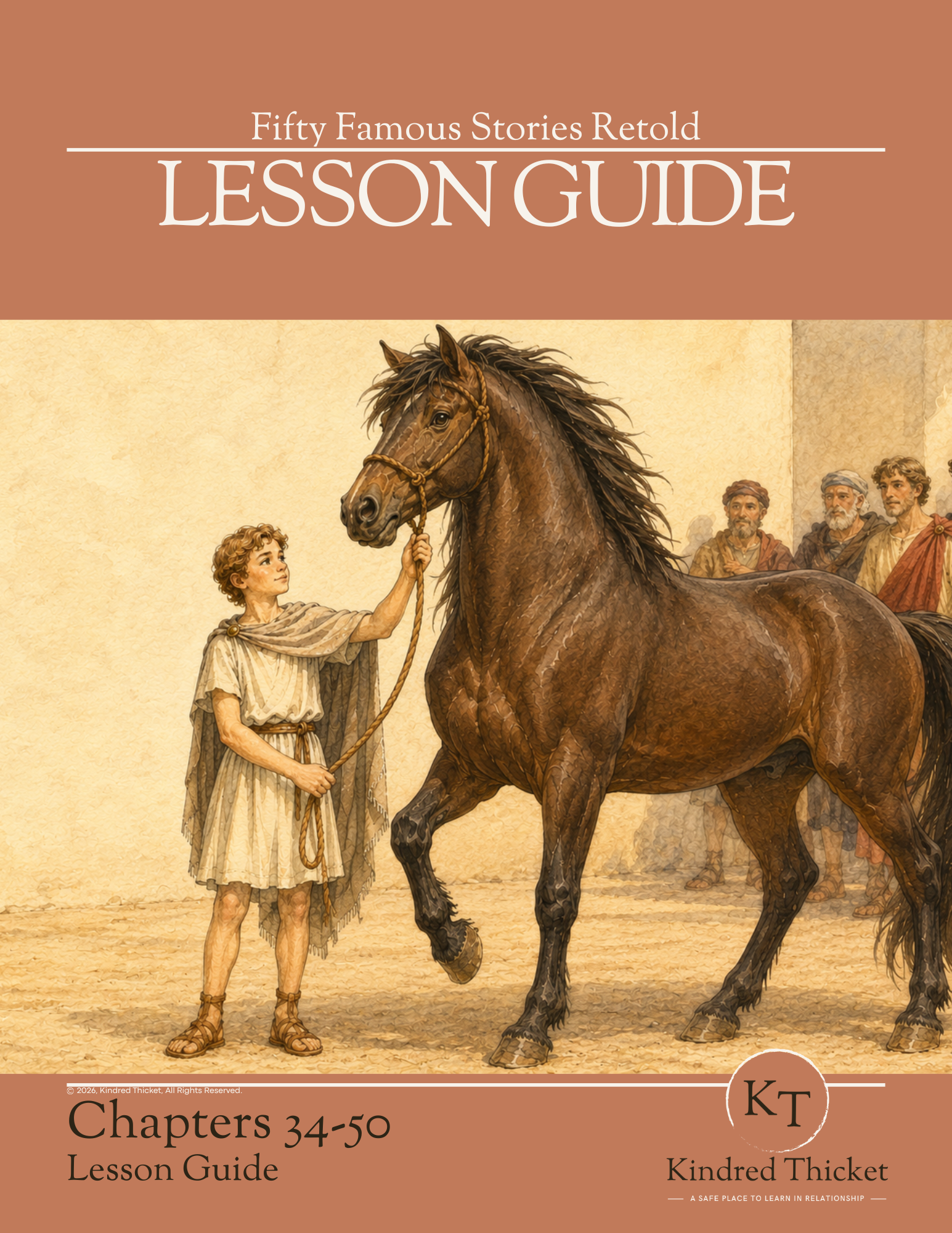 Fifty Famous Stories Retold Chapters 34-50 Lesson Guide cover