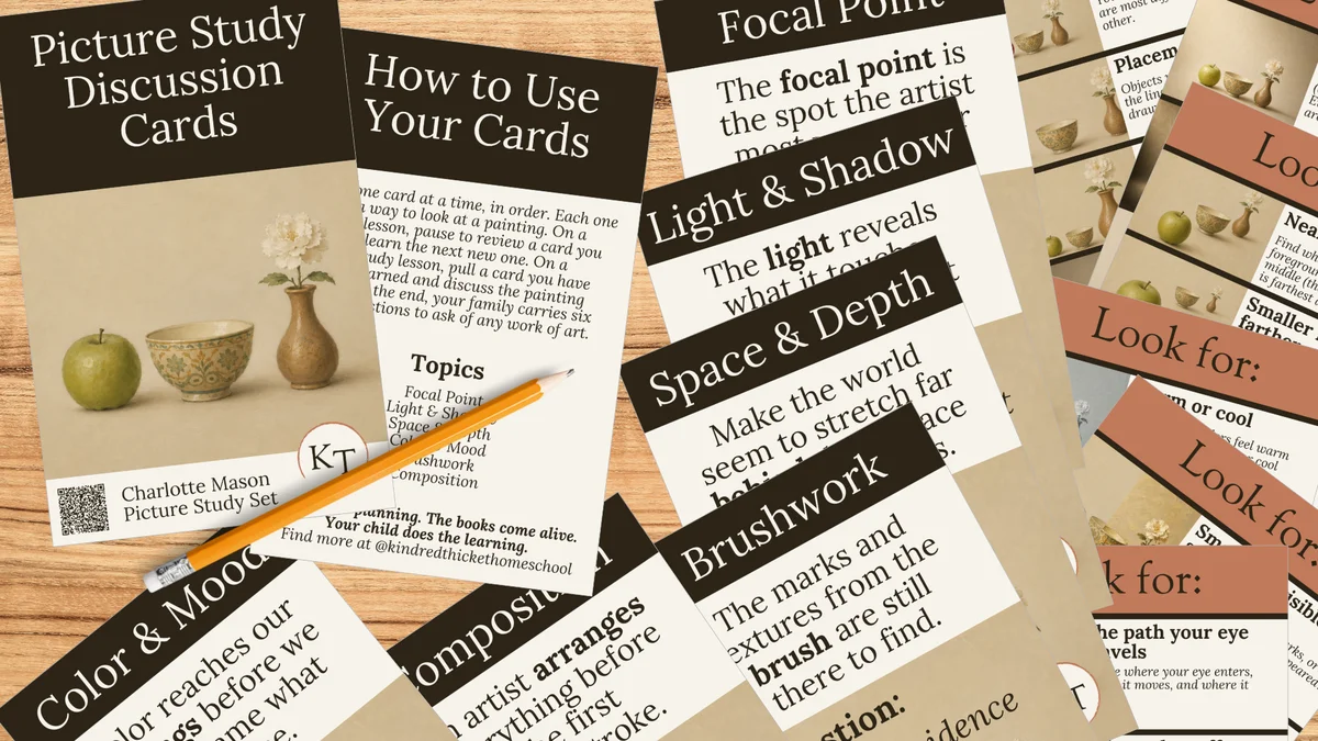 Picture Study Discussion Cards