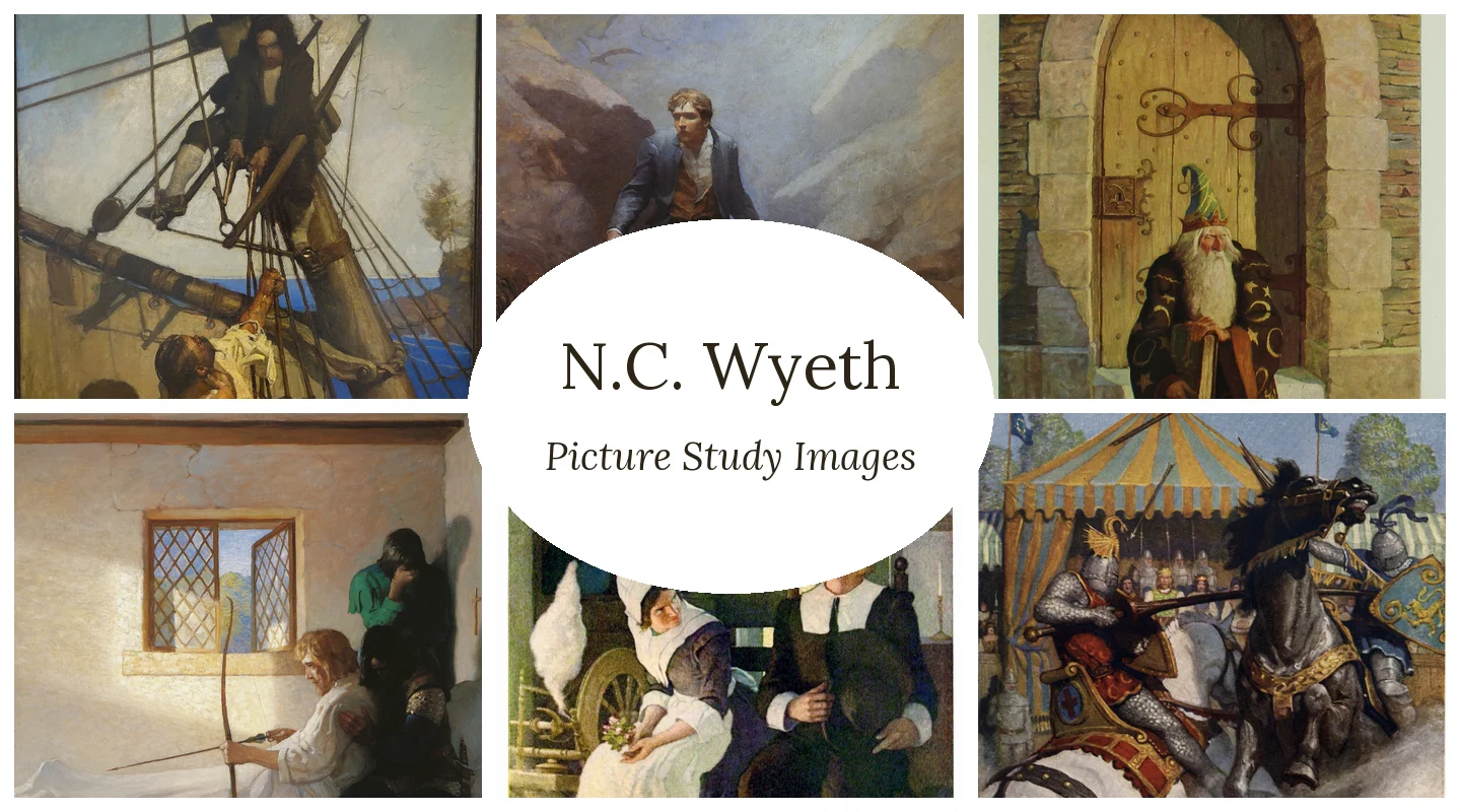 N.C. Wyeth Picture Study Images