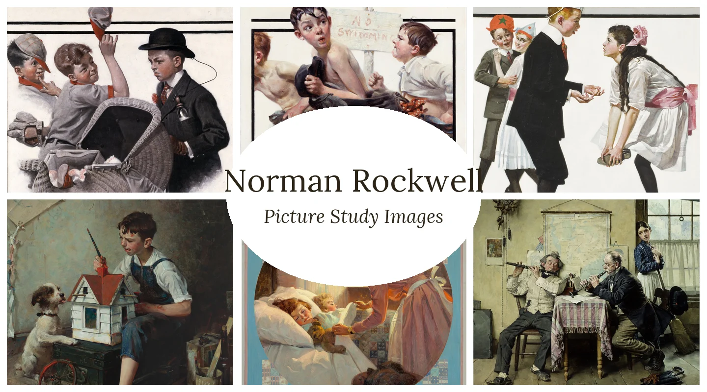 Norman Rockwell Picture Study Images