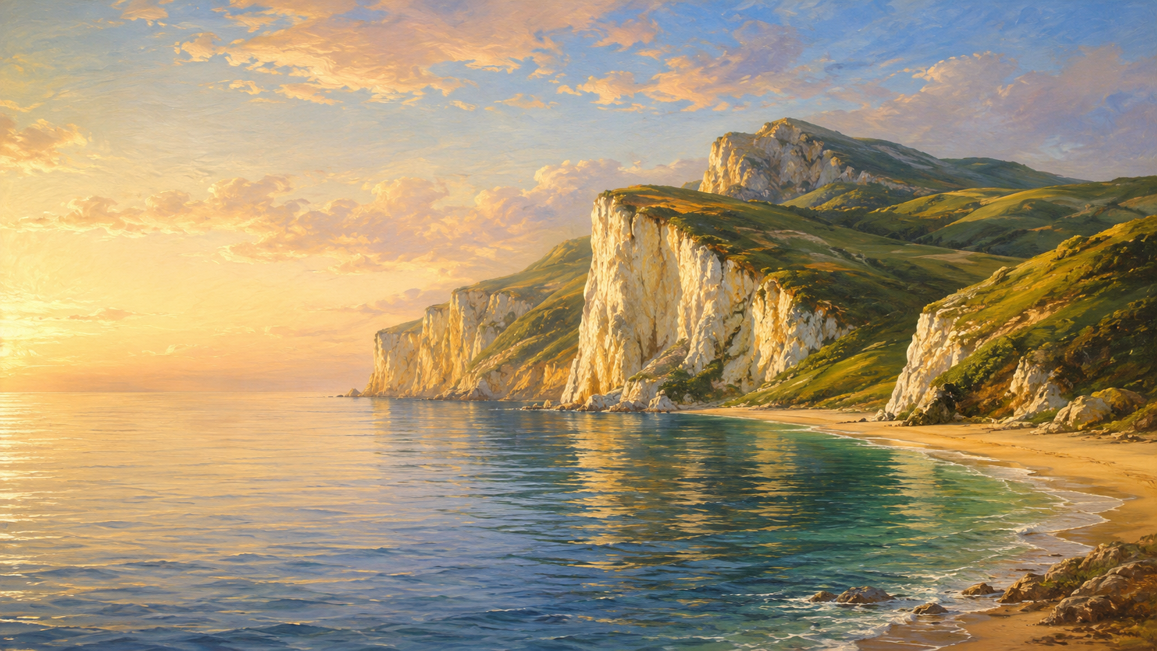 Illustration for Our Island Story Chapter 1, Albion and Brutus