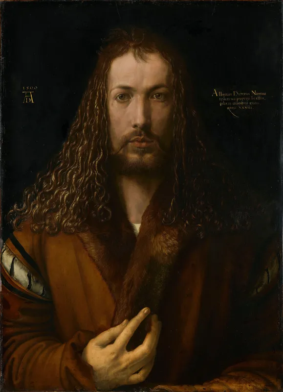 Self-Portrait at Twenty-Eight (1500) by Albrecht Durer