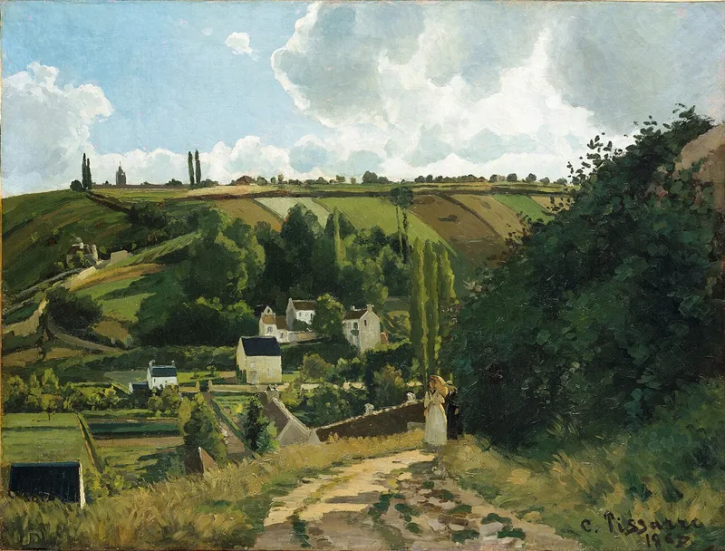 Jalais Hill, Pontoise (1867) by Camille Pissarro