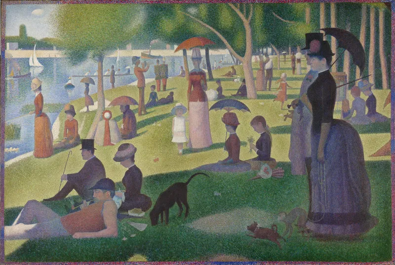 A Sunday Afternoon on the Island of La Grande Jatte (1884–86) by Georges Seurat