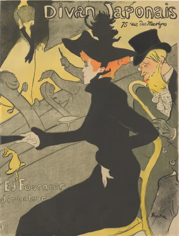 Divan Japonais (1893) by Henri de Toulouse-Lautrec