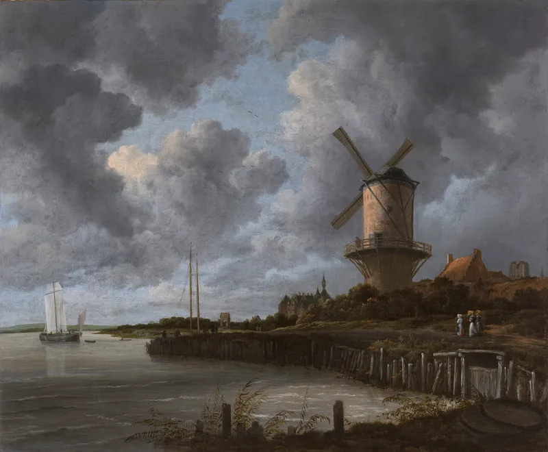 The Windmill at Wijk bij Duurstede (c. 1668–70) by Jacob van Ruisdael