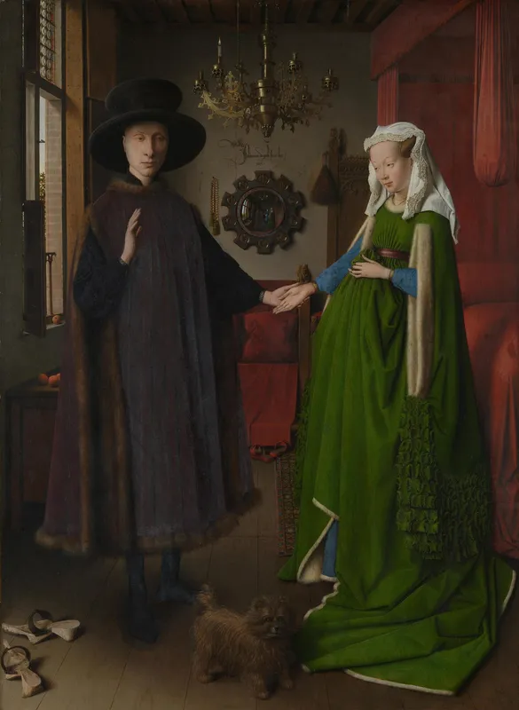 The Arnolfini Portrait (1434) by Jan van Eyck