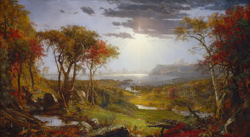 Autumn on the Hudson River (1860) by Jasper Francis Cropsey