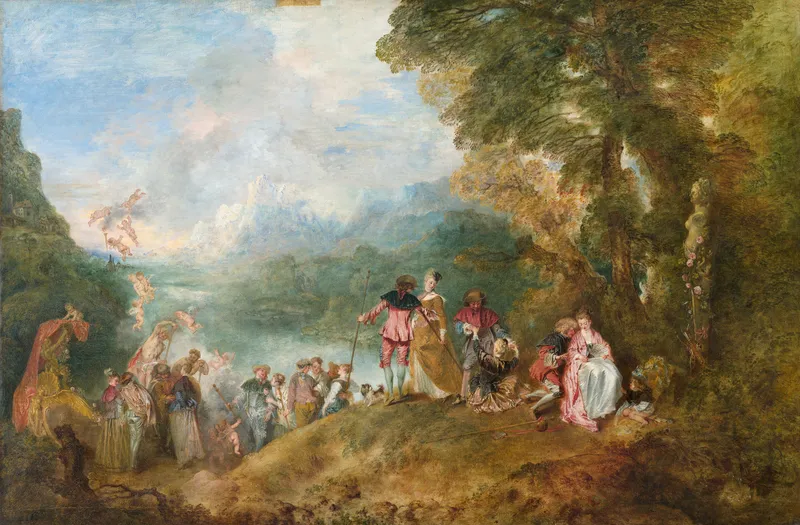 Pilgrimage to Cythera (1717) by Jean-Antoine Watteau