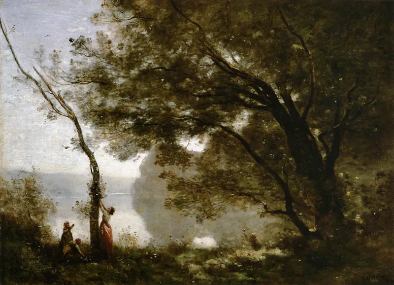 Souvenir of Mortefontaine (1864) by Jean-Baptiste-Camille Corot