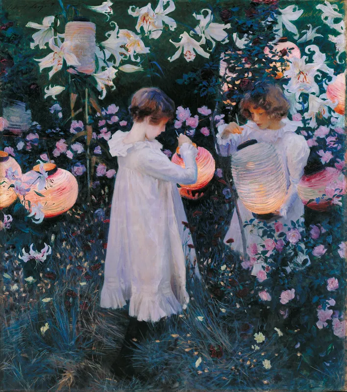 Carnation, Lily, Lily, Rose (1885–86) by John Singer Sargent