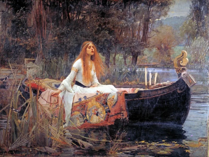 The Lady of Shalott (1888) by John William Waterhouse