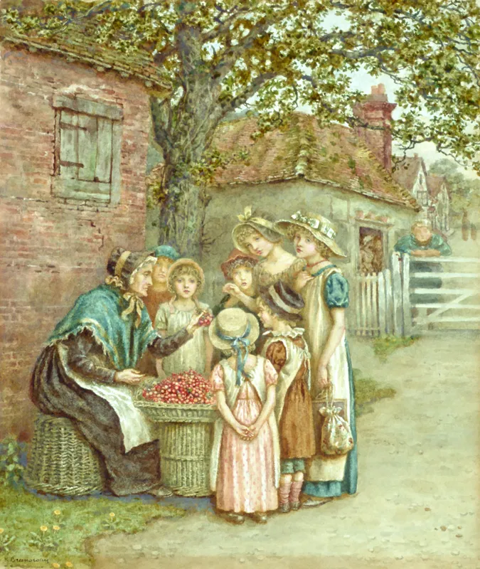 The Cherry Woman (1890–91) by Kate Greenaway