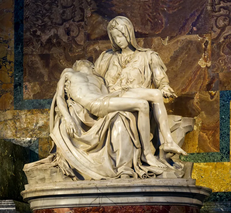 Pietà (1498–99) by Michelangelo