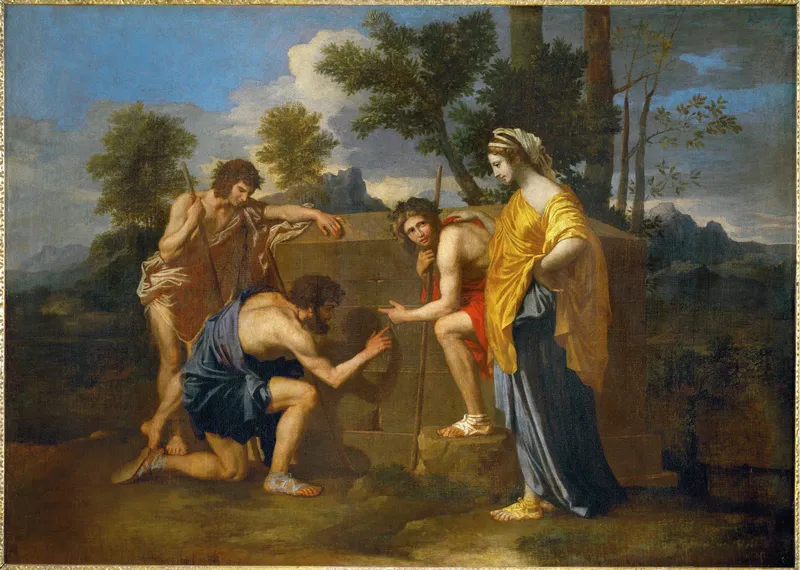 Et in Arcadia Ego (c. 1638) by Nicolas Poussin