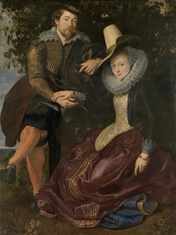 Rubens and Isabella Brant in the Honeysuckle Bower (c. 1609–10) by Peter Paul Rubens