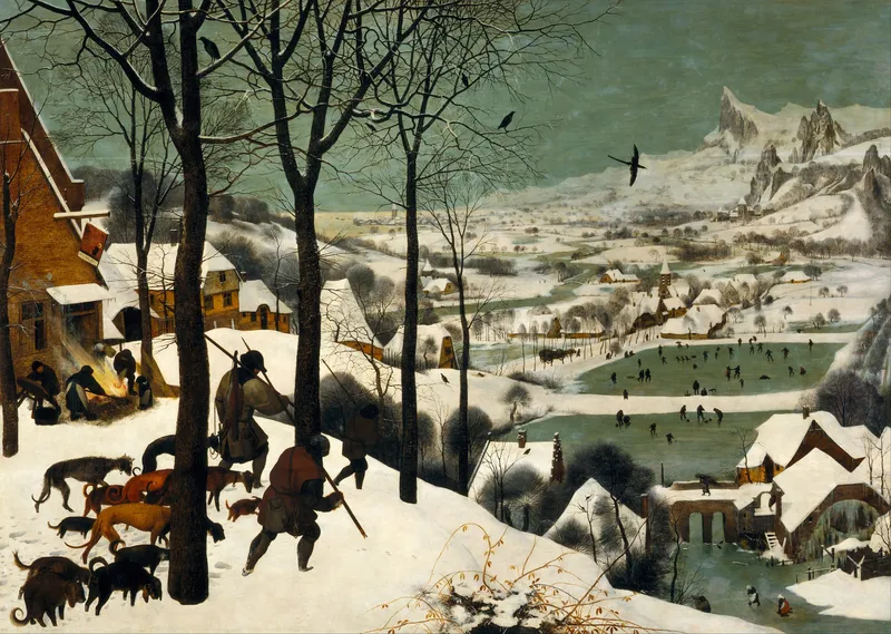 Hunters in the Snow (1565) by Pieter Bruegel the Elder