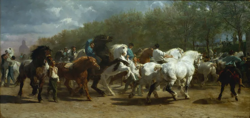 The Horse Fair (1852–55) by Rosa Bonheur