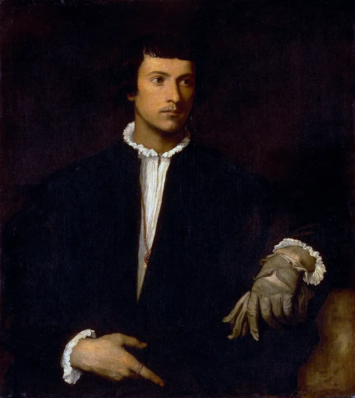 Man with a Glove (c. 1500–25) by Titian