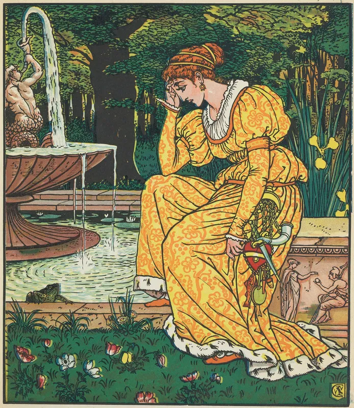 The Frog Prince (1873) by Walter Crane