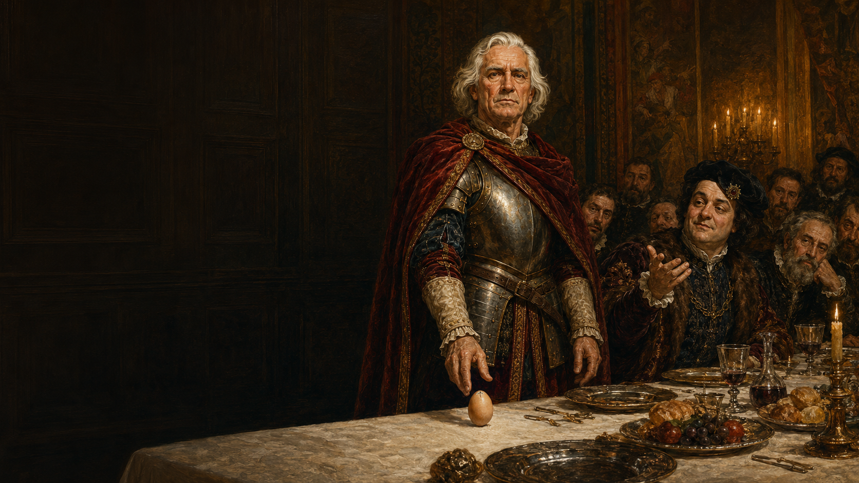 Illustration for This Country of Ours Chapter 4, How Columbus Returned in Triumph