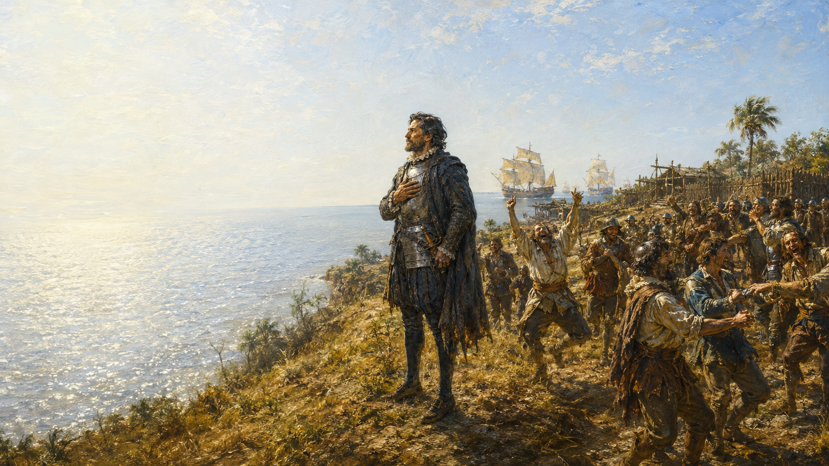 Illustration for This Country of Ours Chapter 8, How the French Founded a Colony in Florida