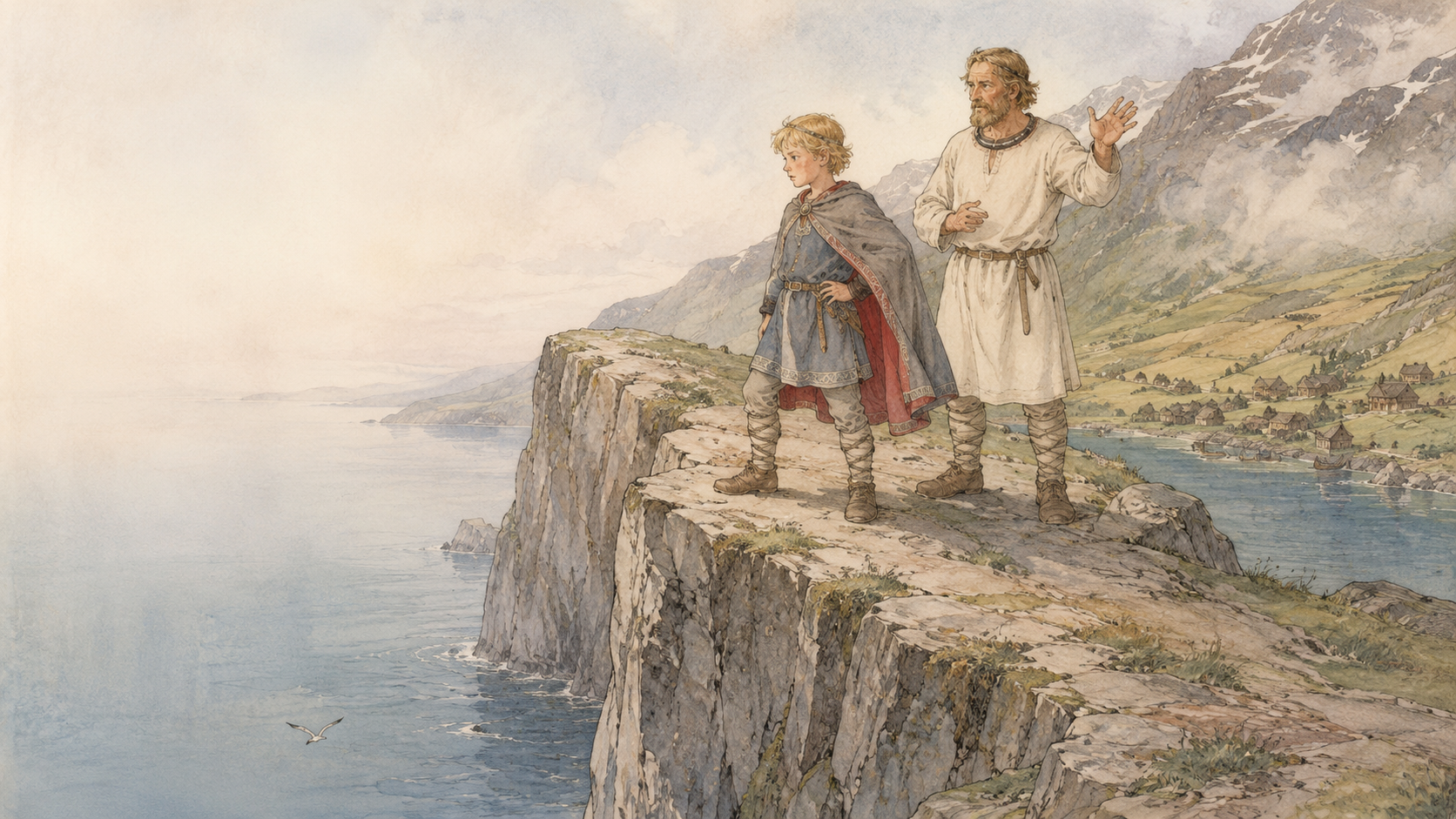 Illustration for Viking Tales Chapter 2, The Tooth Thrall