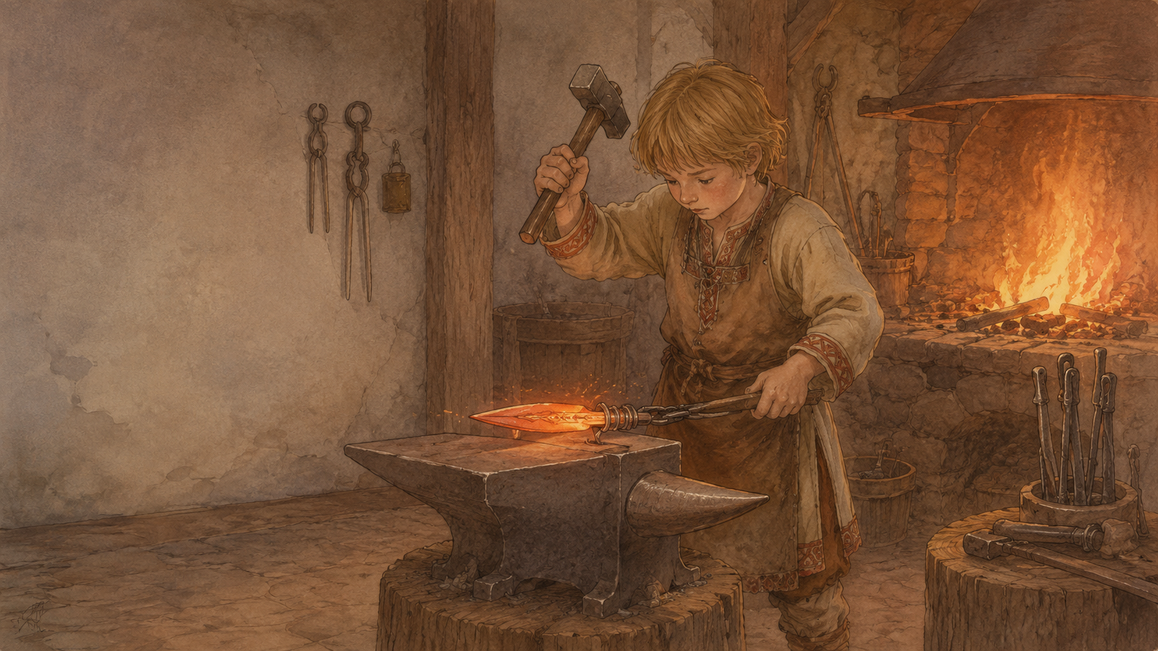 Illustration for Viking Tales Chapter 5, Foes'-Fear
