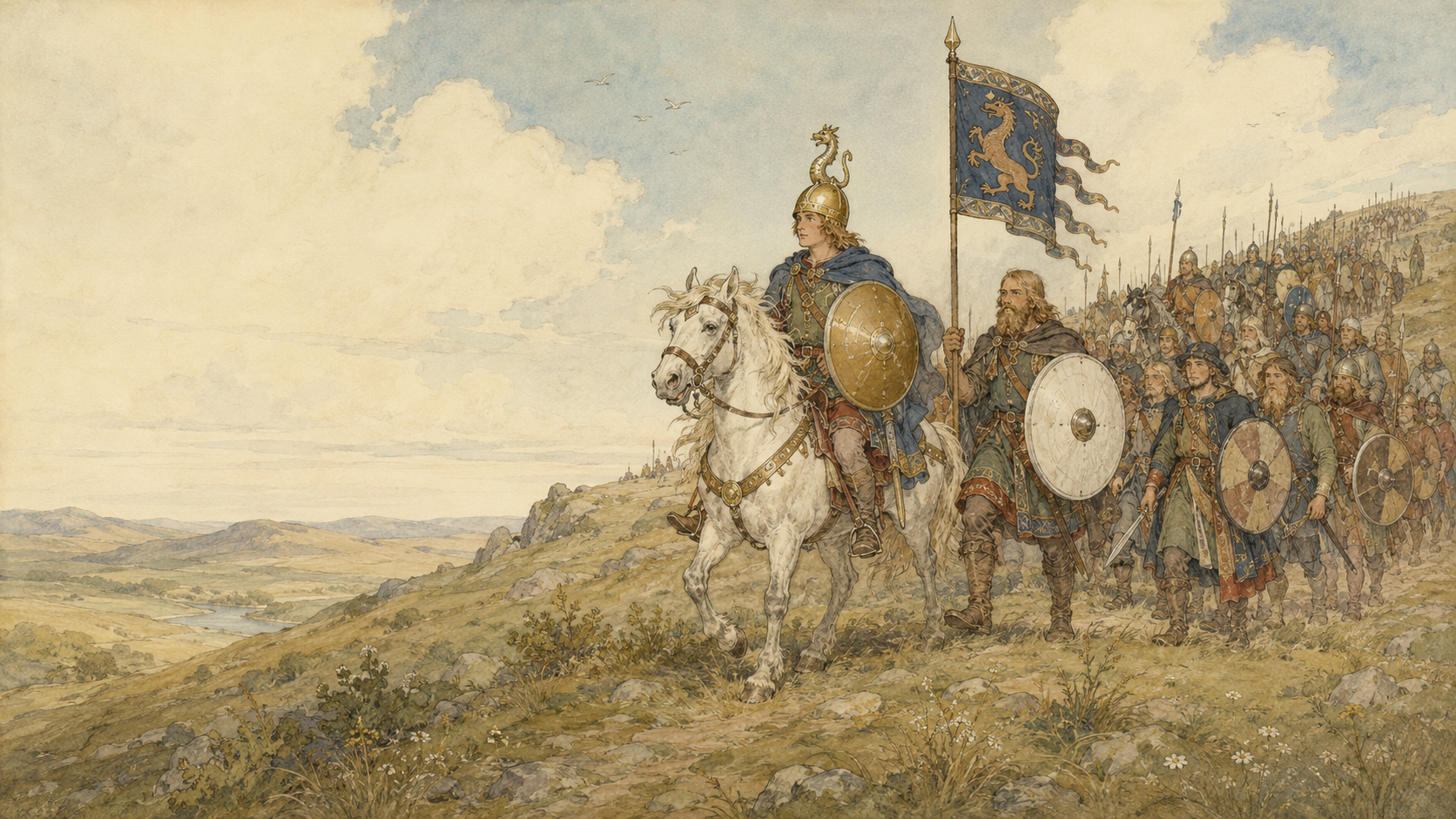 Illustration for Viking Tales Chapter 7, Harald's Battle