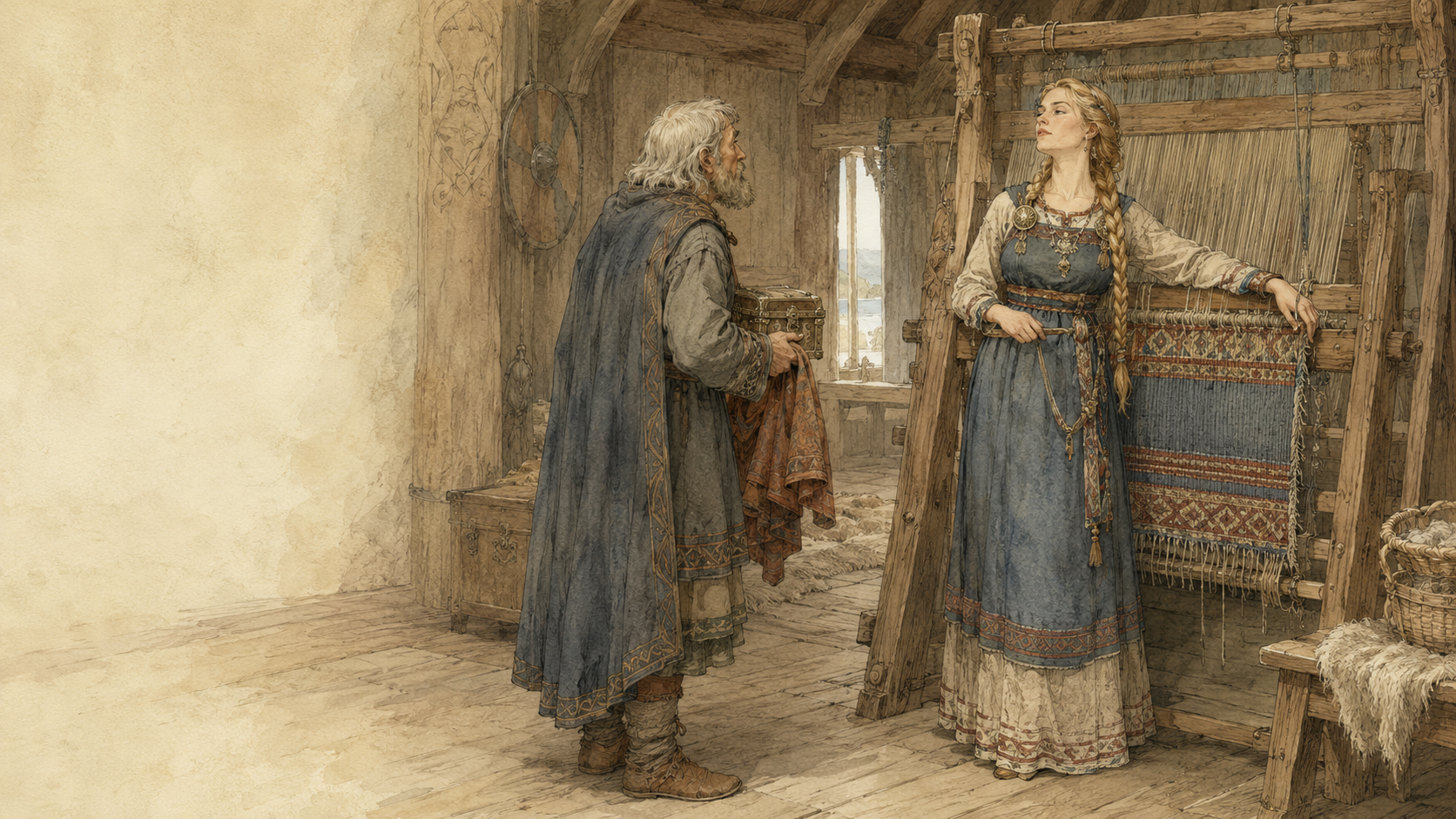 Illustration for Viking Tales Chapter 8, Gyda's Saucy Message